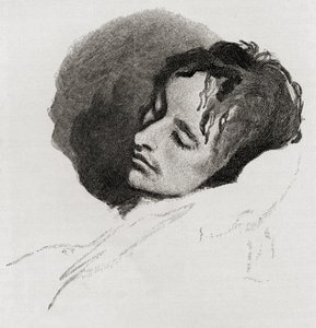 John Keats in his Last Illness, från "The Century Illustrated Monthly Magazine", maj till oktober, 1883